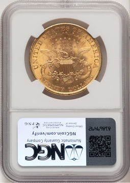 1900 $20 Liberty Double Eagle NGC MS65 (773673021)