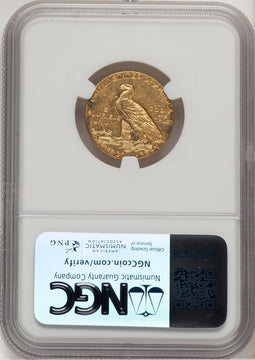 1911-D $5 Indian Half Eagle NGC MS60