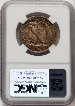 1921 50C Walking Liberty Half Dollar NGC MS65