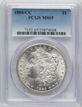 1884-CC Morgan Dollar PCGS MS65 (777410138)