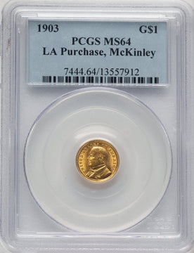 1903 G$1 MCKIN Commemorative Gold PCGS MS64 (777575027)