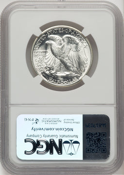 1941-S 50C Walking Liberty Half Dollar NGC MS67 (777605057)
