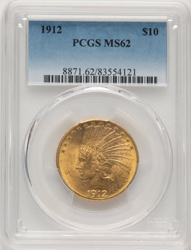 1912 $10 Indian Eagle PCGS MS62 (777525131)