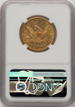 1849 $10 Liberty Eagle NGC AU55 (777525107)