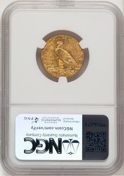 1914 $5 Indian Half Eagle NGC MS64 (776662007)