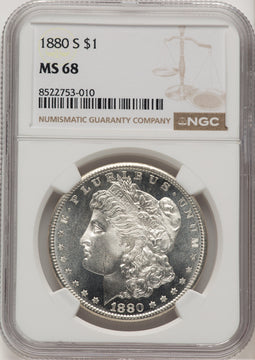 1880-S Morgan Dollar NGC MS68 (776683006)