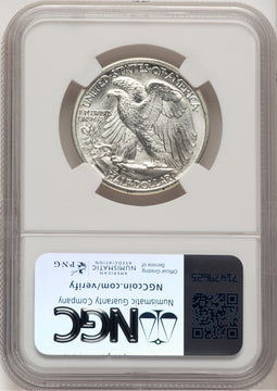 1941-D 50C Walking Liberty Half Dollar NGC MS67+ (776254007)