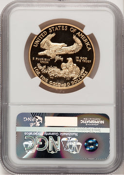 2016-W $50 One-Ounce Gold Eagle 30th Anniversary NGC PF70 Ed Moy