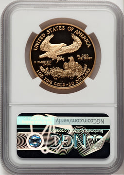 2005-W $50 One-Ounce Gold Eagle NGC PF70