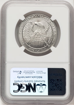 2007-W $100 One-Ounce Platinum Eagle Burnished Brown Label NGC MS70
