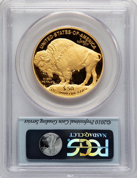 2011-W $50 One-Ounce Gold Buffalo Bison Label PCGS PR70 (777277001)
