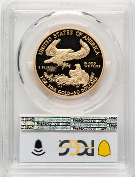 2012-W $50 One-Ounce Gold Eagle Blue Gradient PCGS PR70 (521134034)