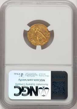 1910 $2.50 Indian Quarter Eagle NGC MS64 (776661066)