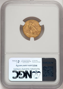 1915 $2.50 Indian Quarter Eagle NGC MS64 (776444026)