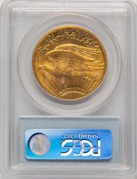 1925-S $20 Saint-Gaudens Double Eagle PCGS MS62