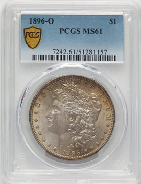 1896-O Morgan Dollar PCGS MS61