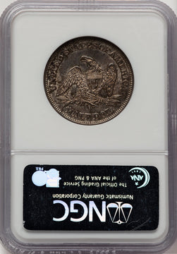 1858-O 50C Seated Half Dollar NGC MS65