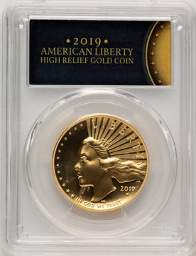 2019-W G$100 American Liberty High Relief Enhanced Non Designation PCGS MS70