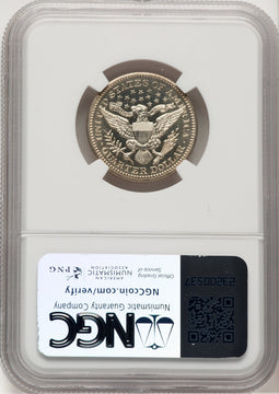 1911 25C CA Proof Barber Quarter NGC PR67