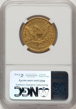 1851-O $10 Liberty Eagle NGC AU53