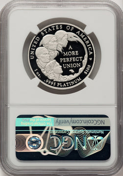 2009-W $100 One-Ounce Platinum Eagle Mike Castle NGC PF70 (771248007)