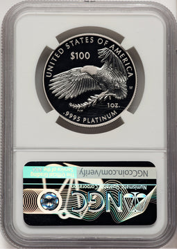 2018-W $100 One Ounce Platinum Eagle Life Mike Castle NGC PF70