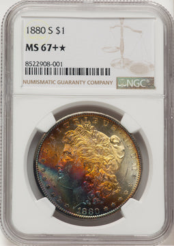 1880-S Morgan Dollar NGC MS67+ (520180026)