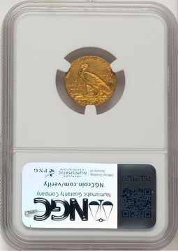 1911-D $2.50 Indian Quarter Eagle NGC AU58 (776661002)