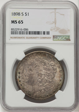 1898-S Morgan Dollar NGC MS65 (777428044)