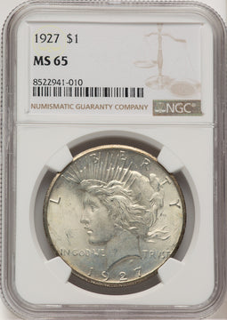 1927 Peace Dollar NGC MS65 (771337026)
