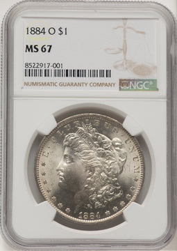 1884-O Morgan Dollar NGC MS67 (772957008)