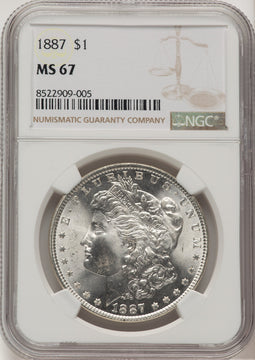 1887 Morgan Dollar NGC MS67 (777428042)