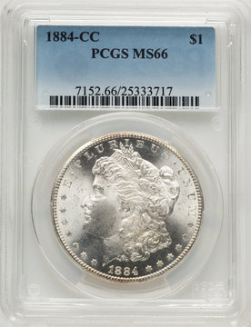 1884-CC Morgan Dollar PCGS MS66 (777425032)