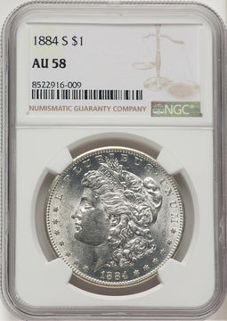 1884-S Morgan Dollar NGC AU58 (777194076)