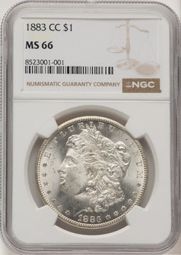 1883-CC Morgan Dollar NGC MS66 (910481007)