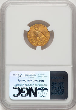 1913 $2.50 Indian Quarter Eagle NGC MS64 (777578004)