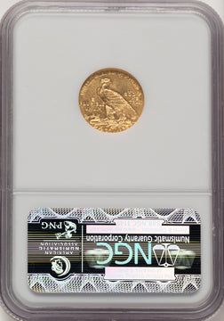 1910 $2.50 Indian Quarter Eagle NGC MS62 (778449002)