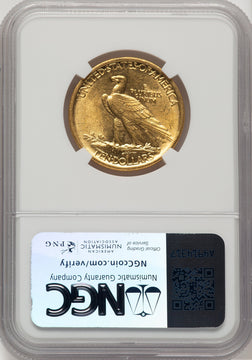1907 $10 No Motto Indian Eagle NGC AU58 (776395036)