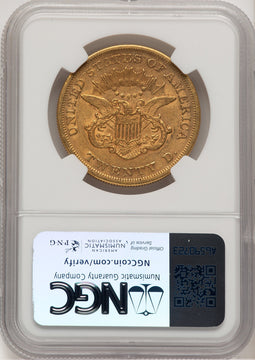 1865 $20 Liberty Double Eagle NGC XF40