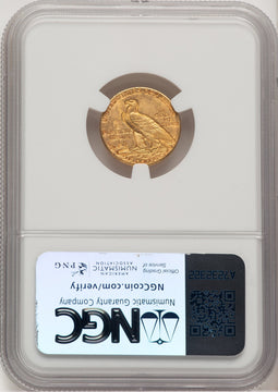 1914-D $2.50 Indian Quarter Eagle NGC MS62 (777102004)