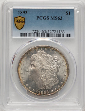 1893 Morgan Dollar PCGS MS63