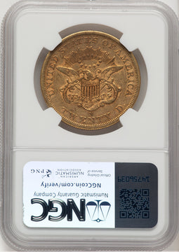1862-S $20 Liberty Double Eagle NGC XF45