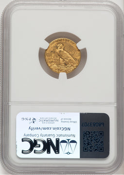 1914-D $2.50 Indian Quarter Eagle NGC MS62 (572338001)