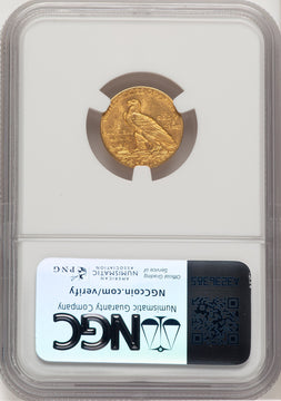 1911 $2.50 Indian Quarter Eagle NGC MS63 (777231004)