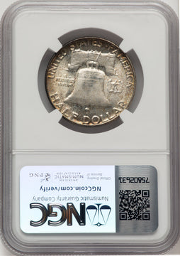 1954 50C Franklin Half Dollar NGC MS67