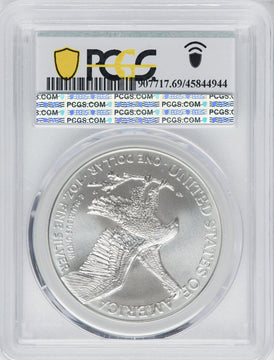 2021 American Silver Eagle Type 2 At Dusk & Dawn 35th Anniversary 339th PCGS MS69