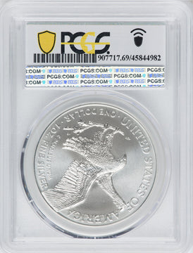 2021 American Silver Eagle Type 2 At Dusk & Dawn 35th Anniversary 377th PCGS MS69