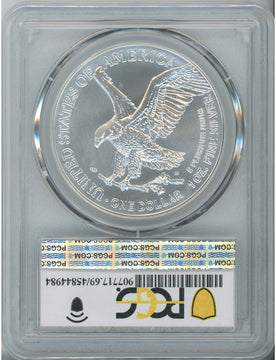 2021 American Silver Eagle Type 2 At Dusk & Dawn 35th Anniversary 379th PCGS MS69