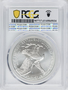 2021 American Silver Eagle Type 2 At Dusk & Dawn 35th Anniversary 429th PCGS MS69