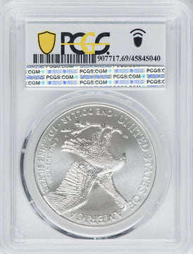 2021 American Silver Eagle Type 2 At Dusk & Dawn 35th Anniversary 435th PCGS MS69